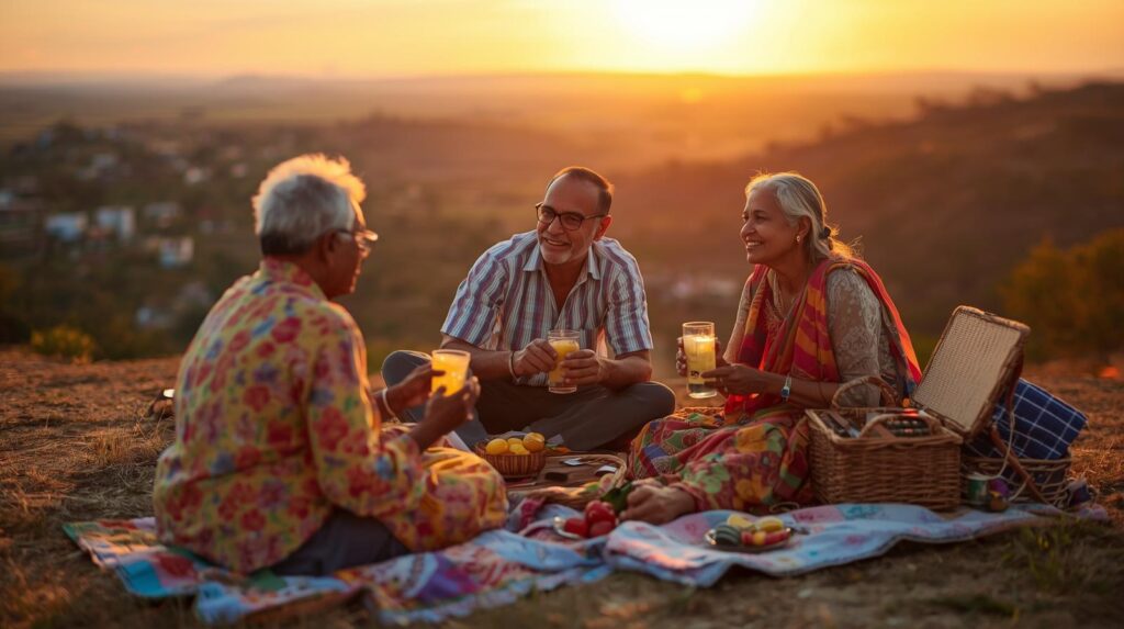 Home Current image: people enjoying sunset